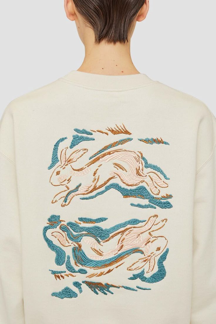 Embroidery Oversized T-shirt