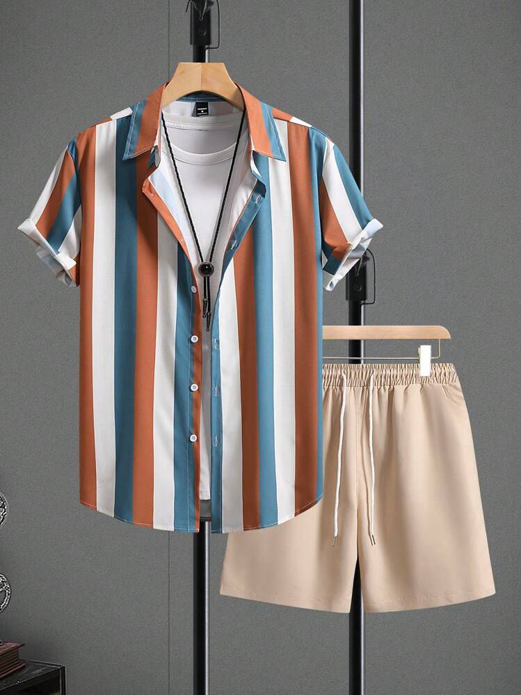 Printed shirt & Shorts