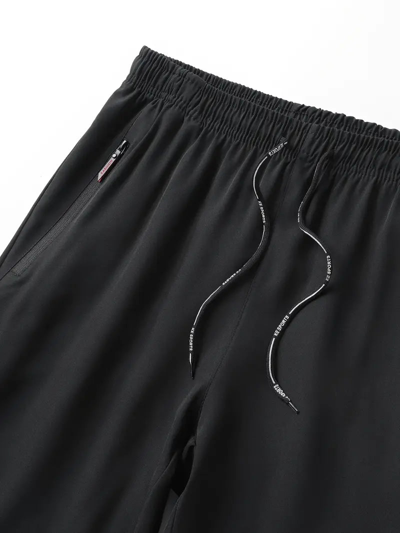 MENS ALL SEASON BLACK TRACK PANTS .