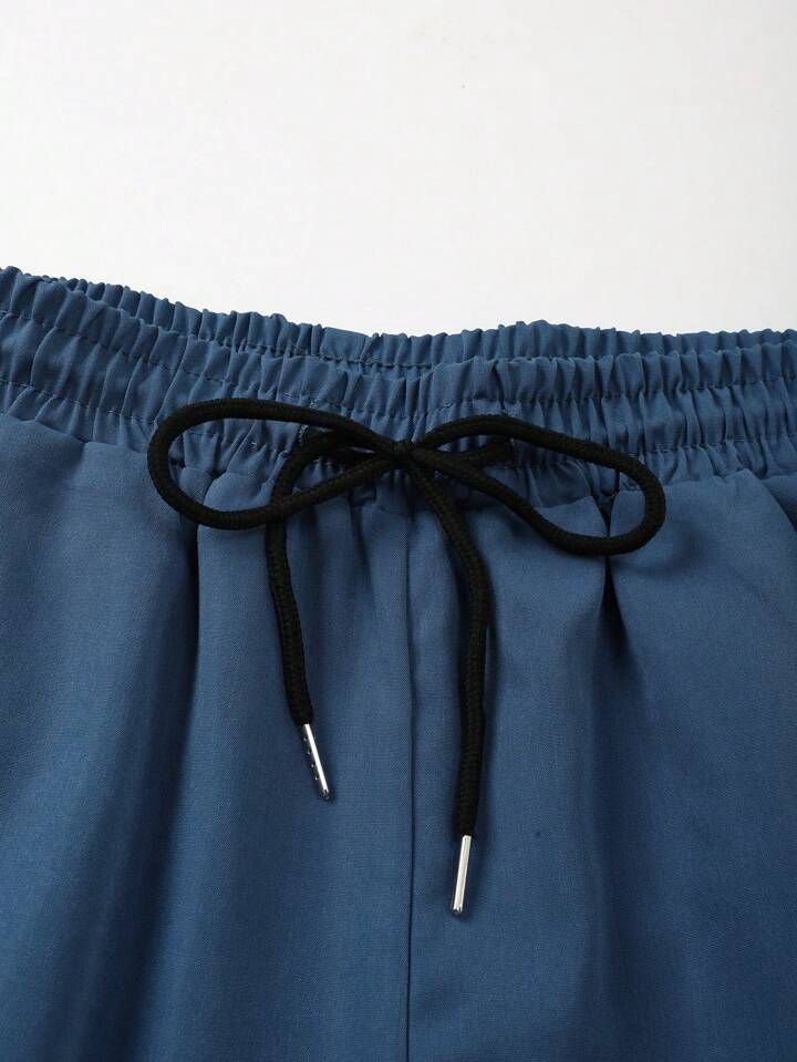 BLUE FLOWER MENS SHIRT & SHORT SET .