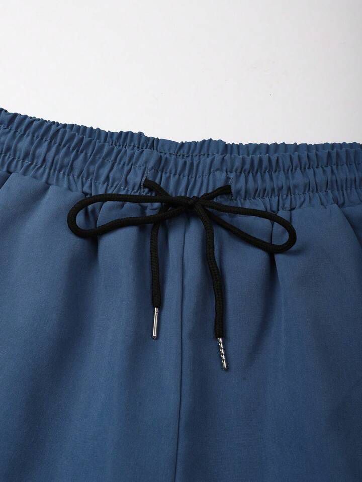 BLUE SCRECH MENS SHIRT & SHORT SET .