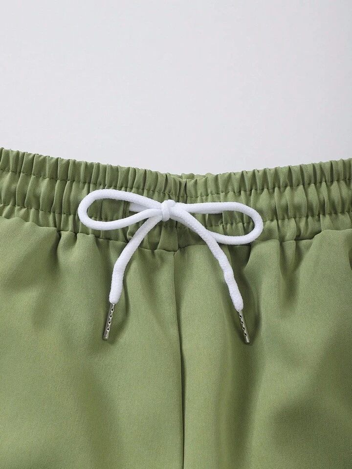 GREEN COCONAT MENS SHIRT & SHORT SET .