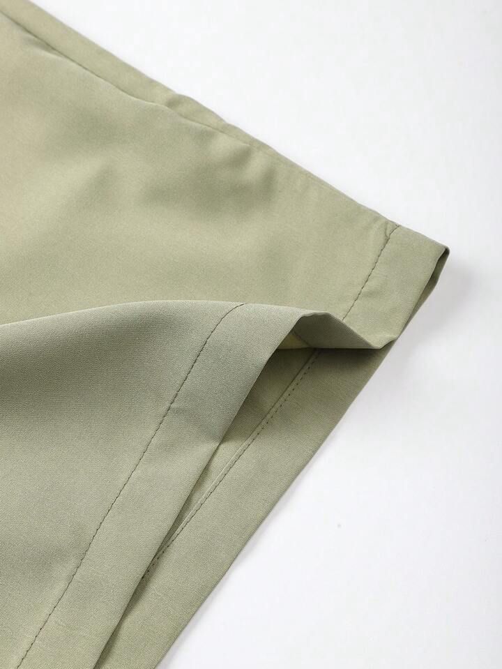 COLOR LEAF MENS SHIRT & SHORT SET .