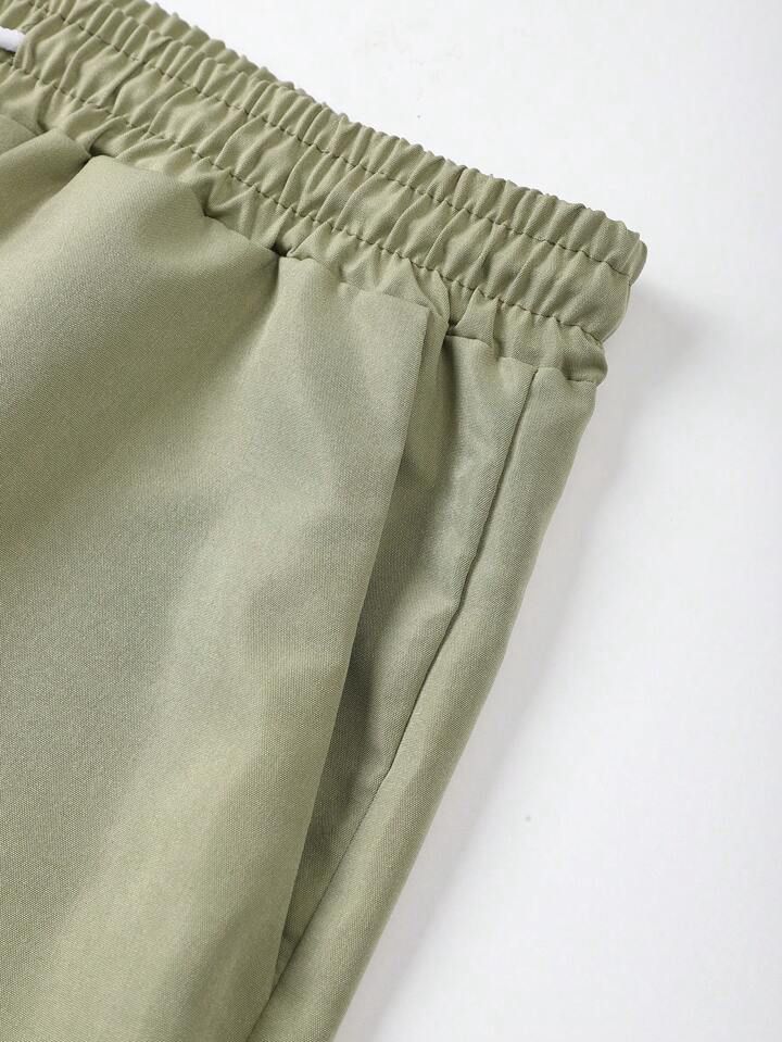 COLOR LEAF MENS SHIRT & SHORT SET .