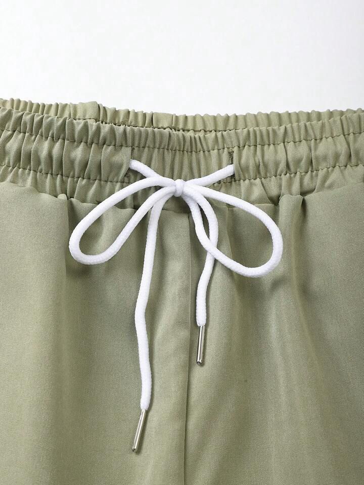 COLOR LEAF MENS SHIRT & SHORT SET .