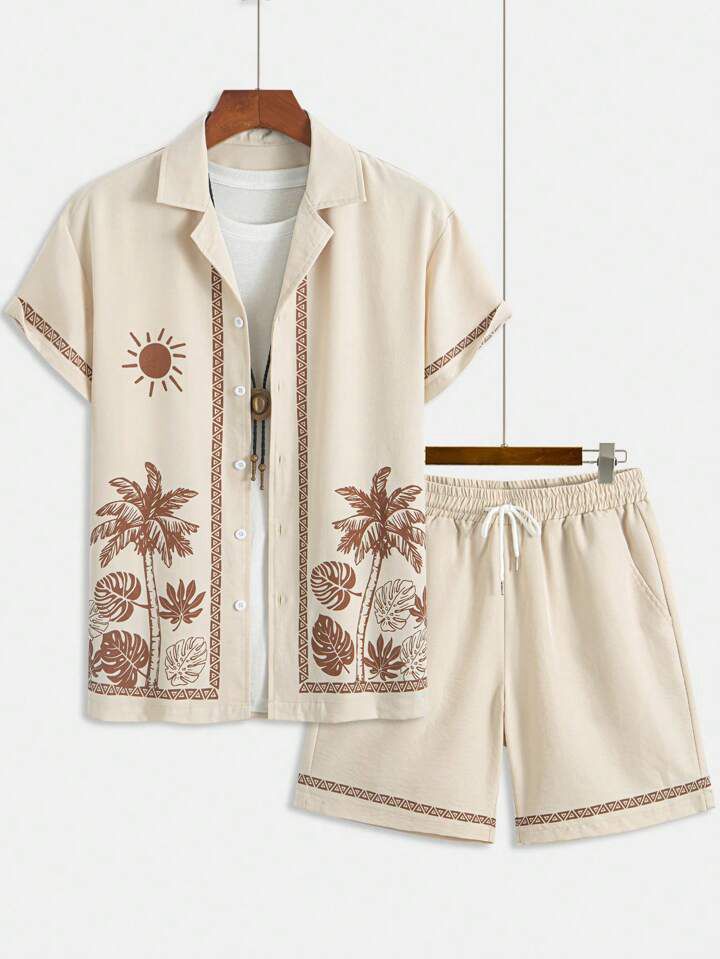 ROYAL HISTORY MENS SHIRT & SHORT SET .