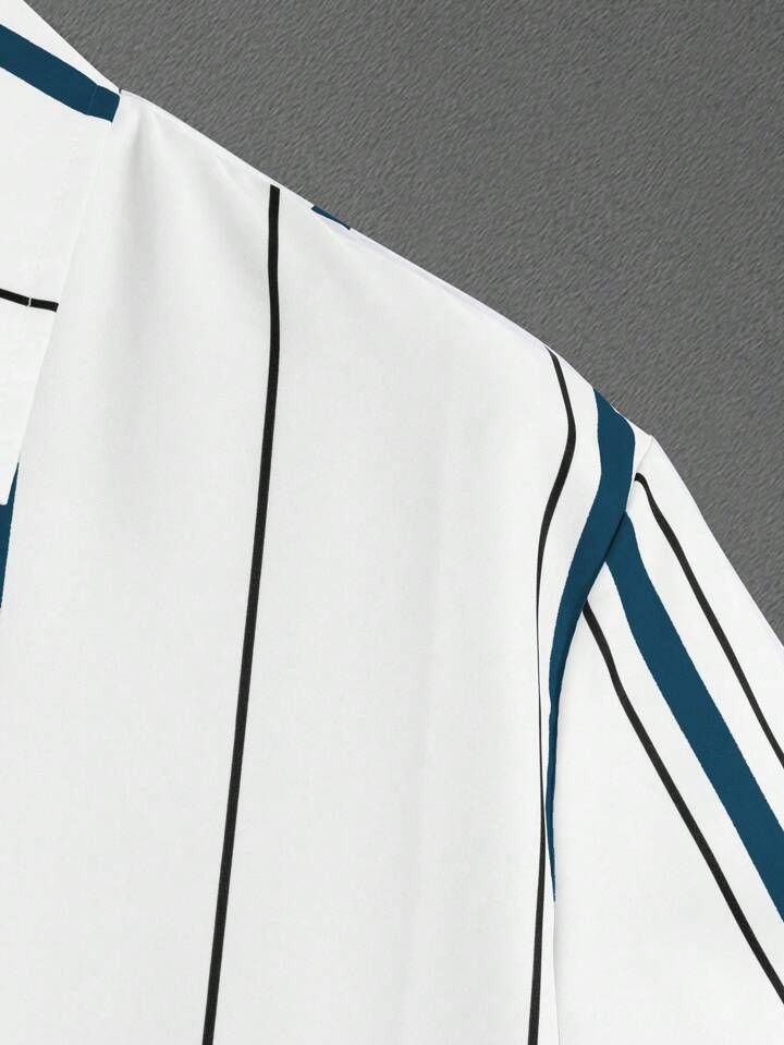 COLORING STRIPTED  DESIGN  MENS SHIRT & SHORT SET .