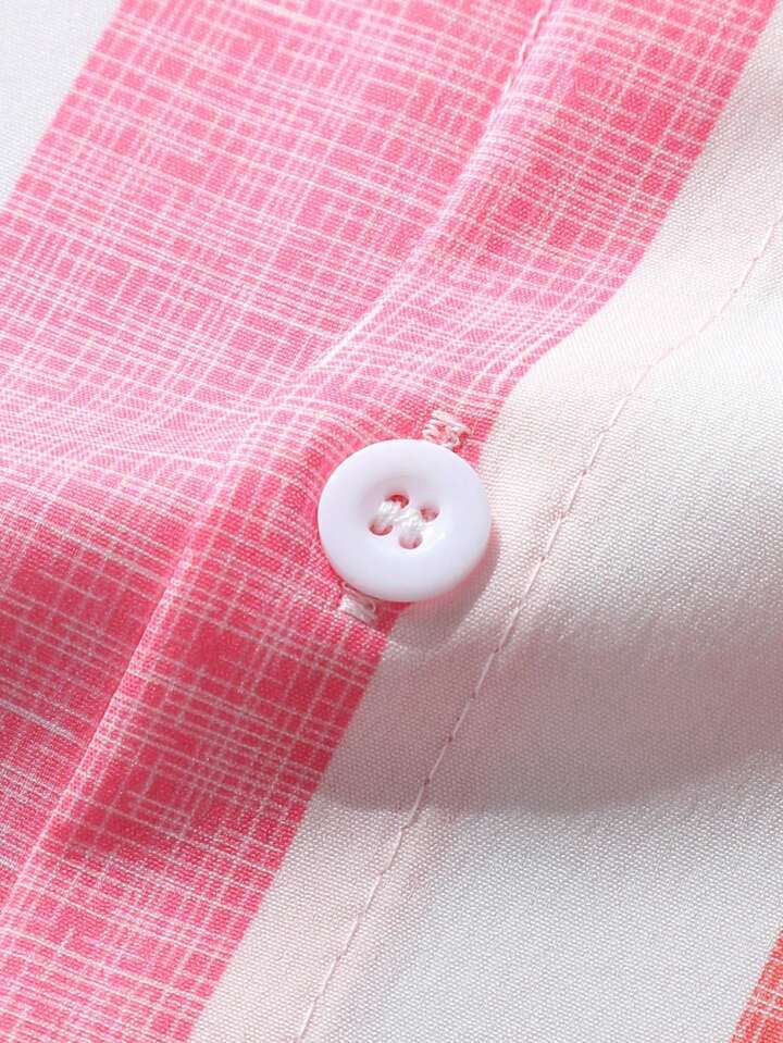 STRIPTED LINE FANCY MENS SHIRT & SHORT SET .