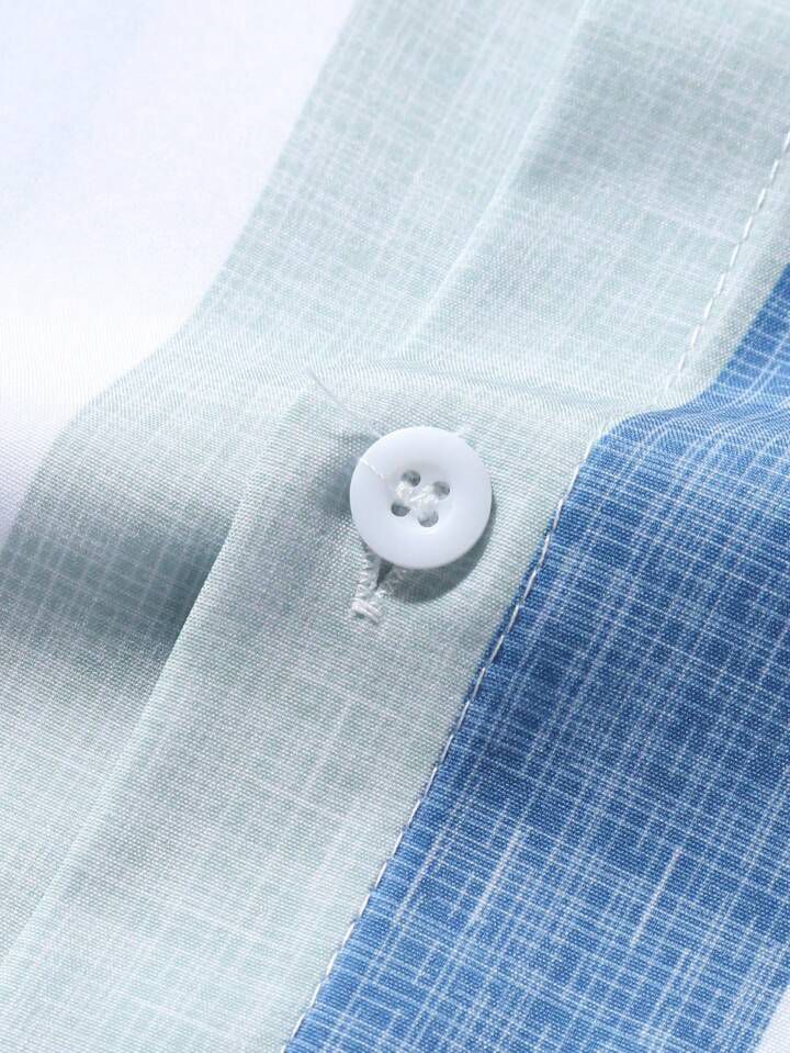 STRIPTED LINE FANCY MENS SHIRT & SHORT SET .