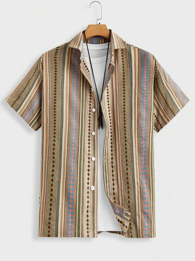 COLOR HISTORY STRIPTED MENS SHIRT .