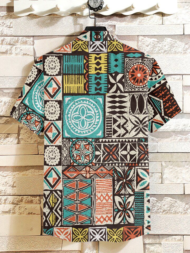 COLORFUL CHEXING BLOCK MENS SHIRT .