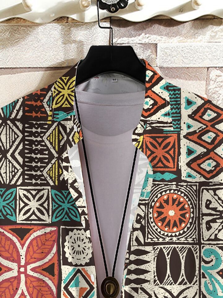 COLORFUL CHEXING BLOCK MENS SHIRT .