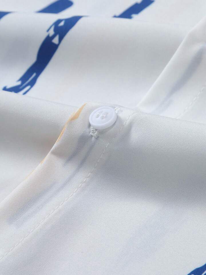 BLUE WHHITE STIRPTED MENS SHIRT .