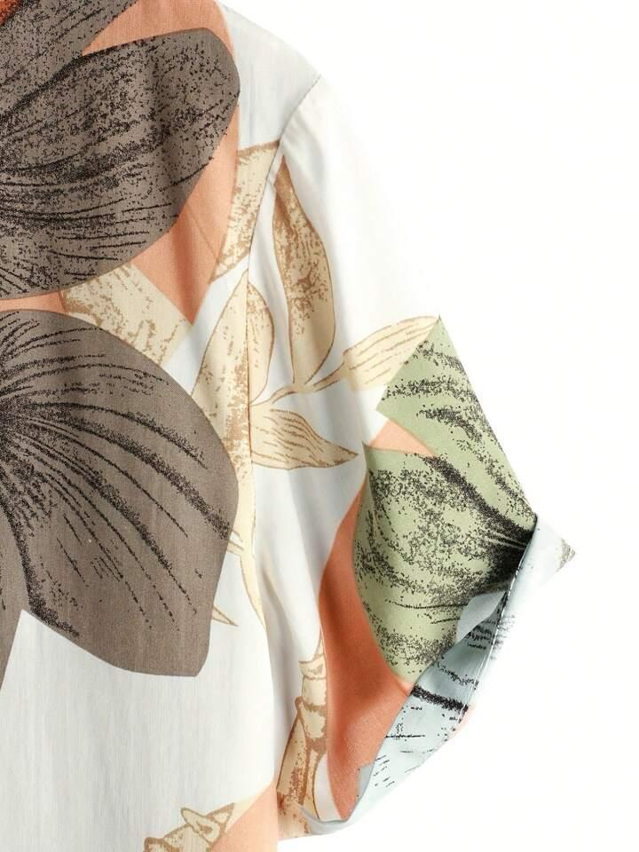 LEAF COLOR BLOCK STRIPTED MENS SHIRT .