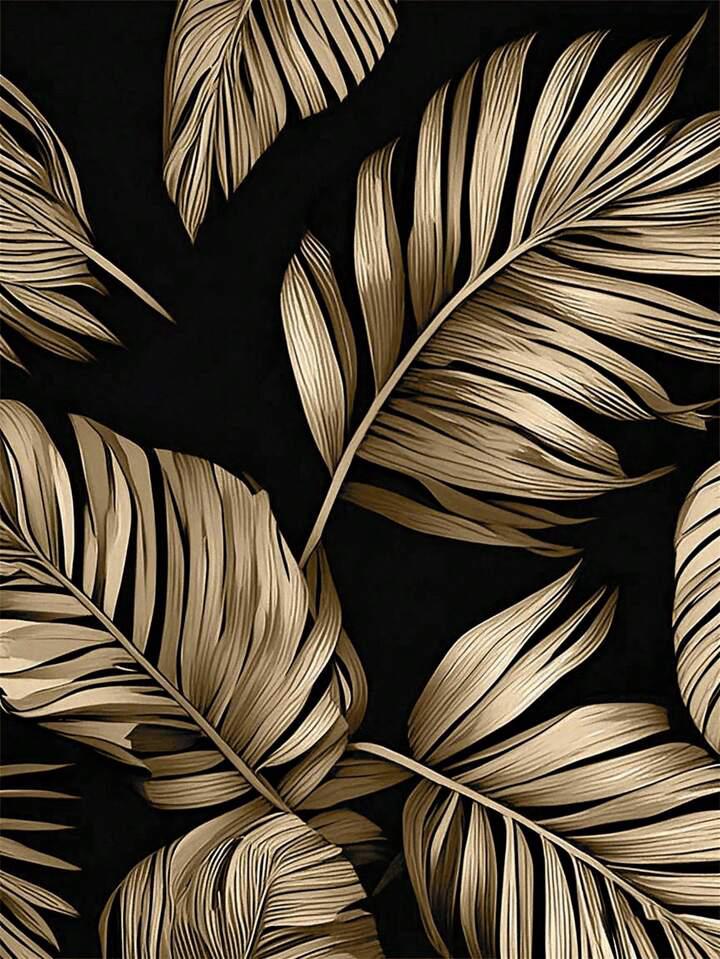 BLACK LEAF STRIPTED MENS SHIRT .