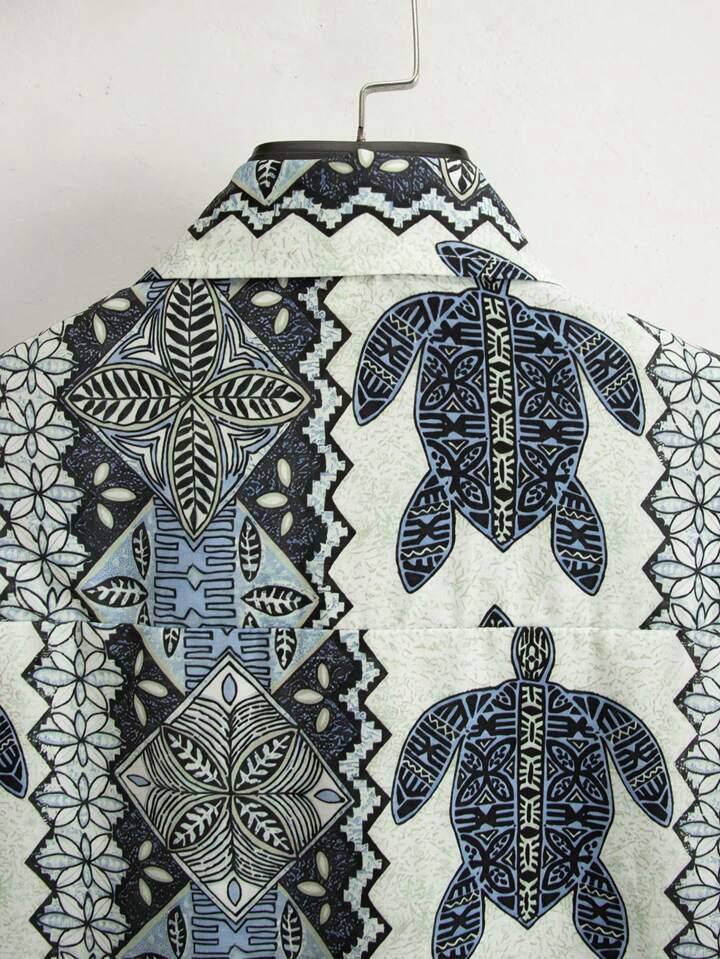 TURTLES COLOR STRIPTED MENS SHIRT .