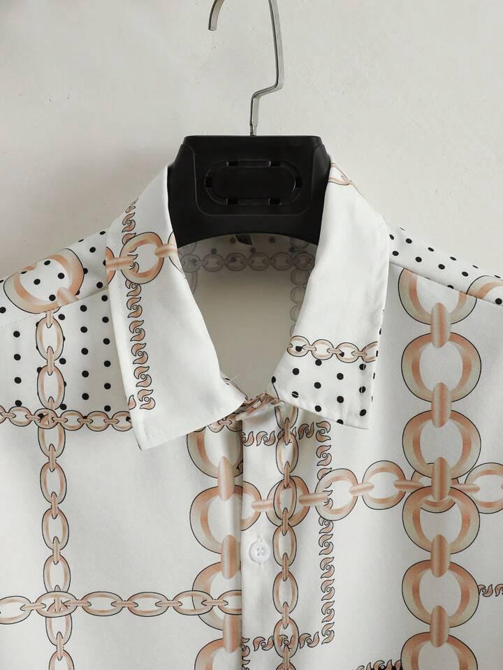 GLODEN BLOCK STRIPTED MENS SHIRT .