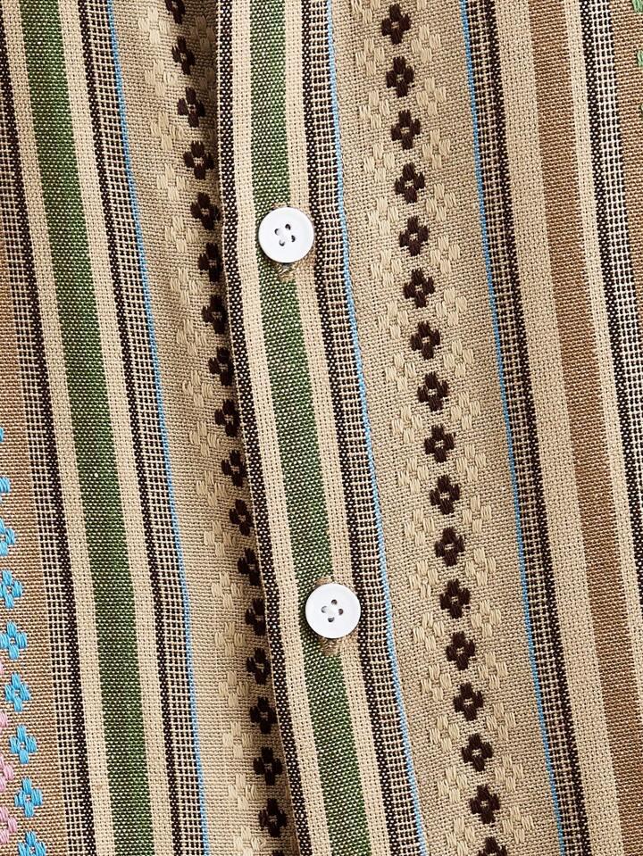 COLOR HISTORY STRIPTED MENS SHIRT .