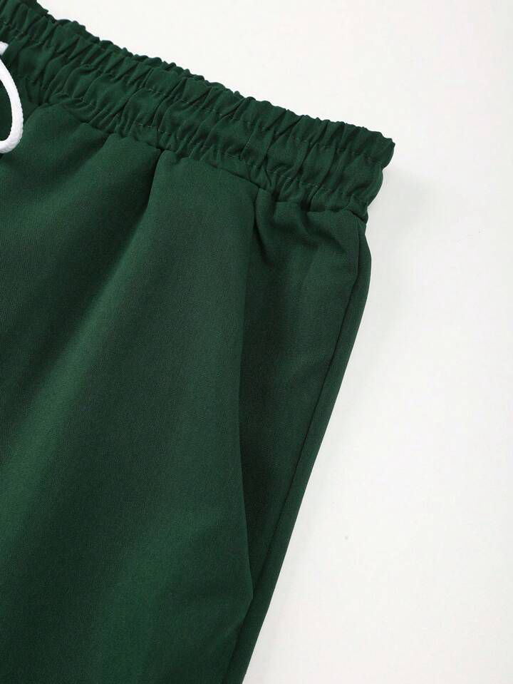 COLOR LEAF MENS SHIRT & SHORT SET .