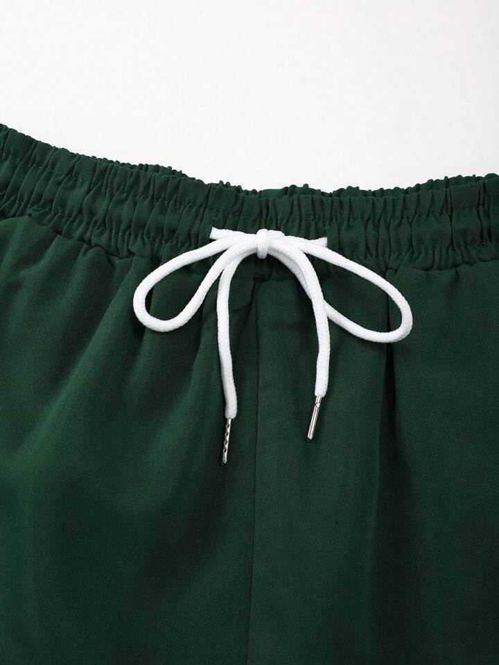 COLOR LEAF MENS SHIRT & SHORT SET .