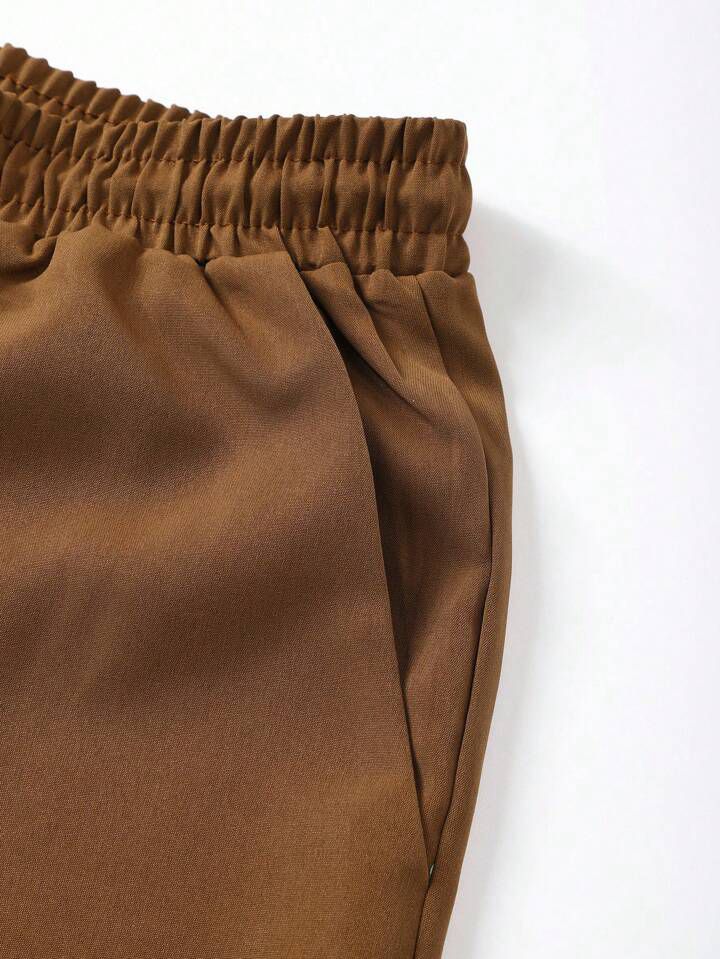 COLOR LEAF MENS SHIRT & SHORT SET .