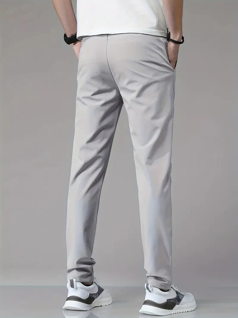 MENS WHITE - GREY TRACK PANTS ( COMBO PACK OF 2 )